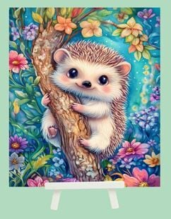Hobby Mood Boncuk Yapıştırma Kiti Şövele Ayaklı 21x25 cm JA18024