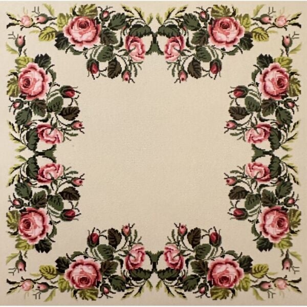 100x100 cm Gobelin Baskılı Goblen Kare Masa 03.24