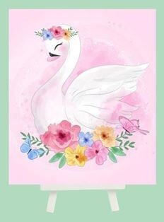 Hobby Mood Boncuk Yapıştırma Kiti Şövele Ayaklı 21x25 cm JA25260