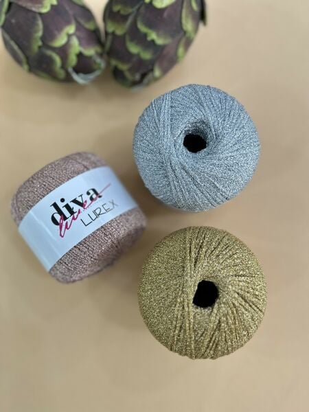 Lurex Simli İp Seti 3 Adet