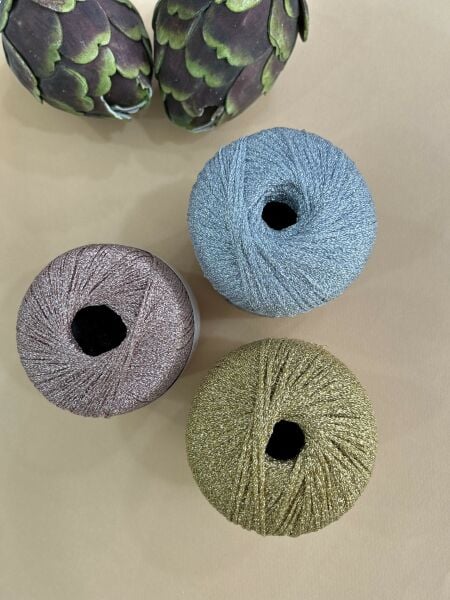 Lurex Simli İp Seti 3 Adet