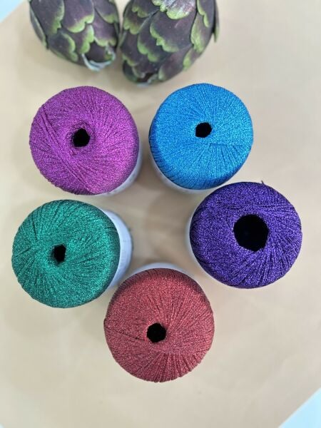 Simli İp Seti 5 Adet Canlı Renkler