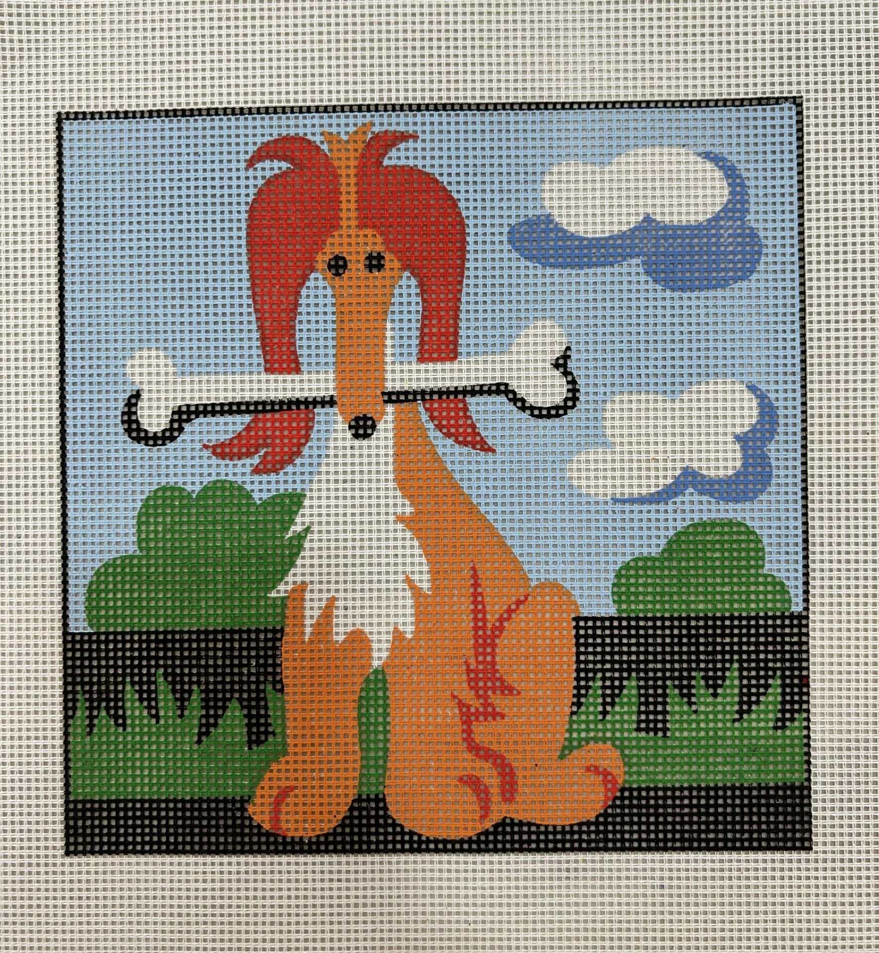 25x25 cm Diamant Baskılı Goblen Köpek