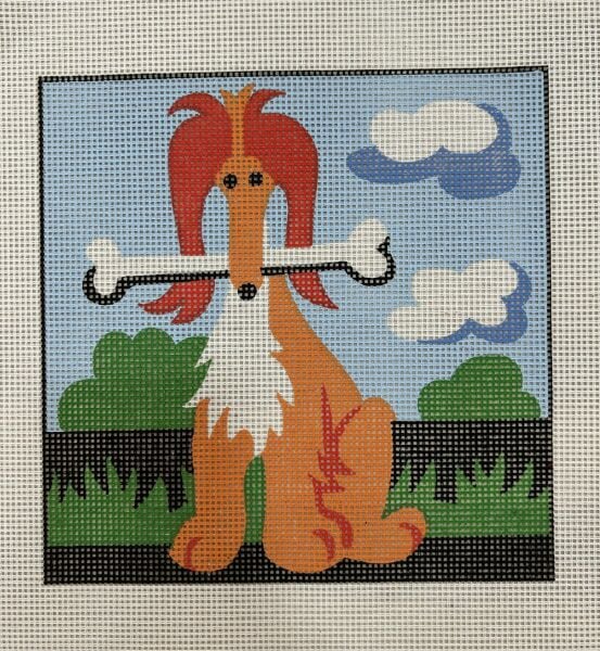 25x25 cm Diamant Baskılı Goblen Köpek