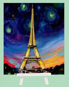 Hobby Mood Boncuk Yapıştırma Kiti Şövele Ayaklı 21x25 cm JA20557