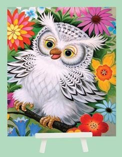 Hobby Mood Boncuk Yapıştırma Kiti Şövele Ayaklı 21x25 cm JA20819