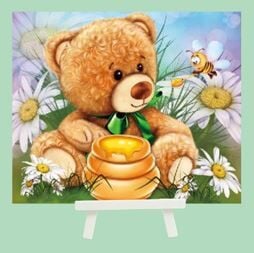 Hobby Mood Boncuk Yapıştırma Kiti Şövele Ayaklı 21x25 cm JA12624