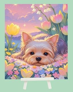 Hobby Mood Boncuk Yapıştırma Kiti Şövele Ayaklı 21x25 cm JA17992