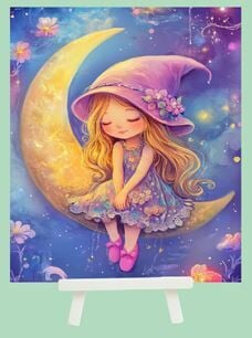 Hobby Mood Boncuk Yapıştırma Kiti Şövele Ayaklı 21x25 cm JA17672