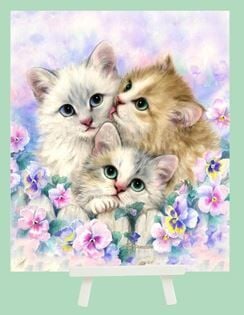 Hobby Mood Boncuk Yapıştırma Kiti Şövele Ayaklı 21x25 cm JA26035