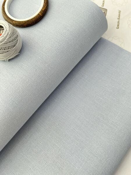 Evenweave 25 ct Nakış İşlemelik Kumaş Buz Mavi