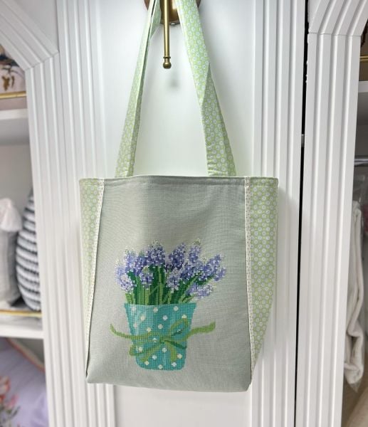 Sümbül İşlemeli Kanaviçe Malzeme Kiti