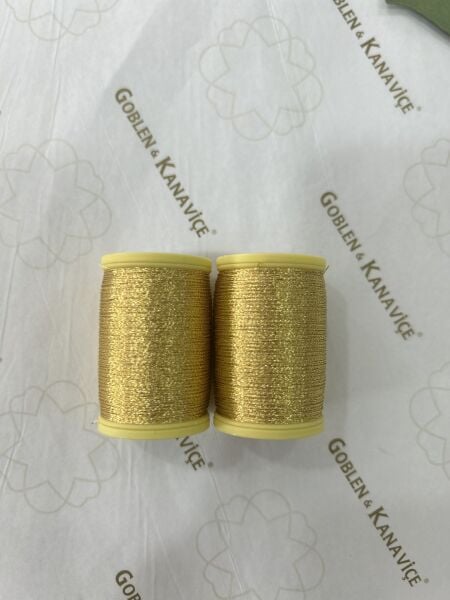 Anchor Metalik Makina Nakış İpliği Koyu Altın No:3