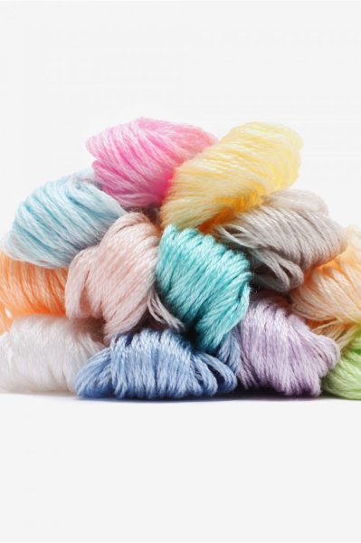 Dmc Muline İplik Seti Pastel Renkler 12 Adet