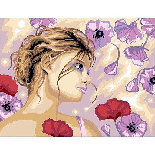 50x65 cm Margot Baskılı Goblen 133 3513