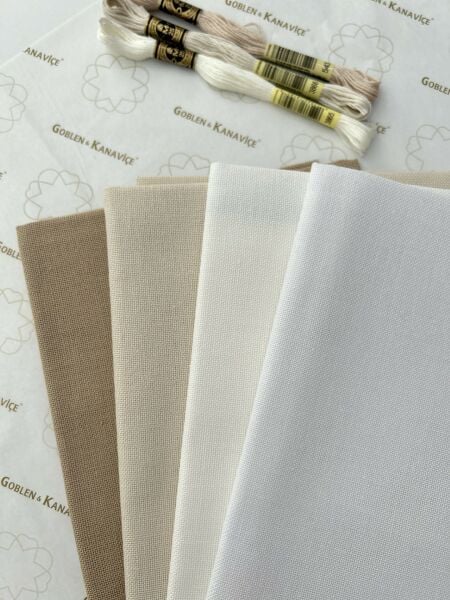 Evenweave Nakış İşlemelik Kumaş, 4'lü Set