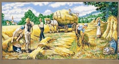 65x130 cm Margot Baskılı Goblen 1733099
