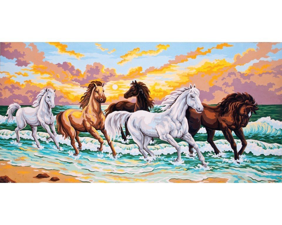 60x110 cm Collection D'art Baskılı Goblen 13979