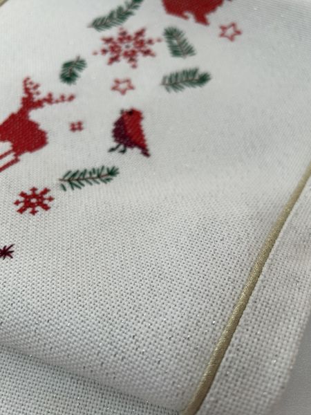 Tavşan Modelli Kanaviçe Runner Malzeme Kiti