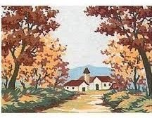 20x25 cm Collection D'art Baskılı Goblen 3214 Goblen