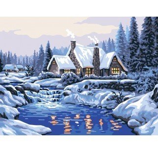 40x50 cm Collection D'art Baskılı Goblen 10383W Goblen