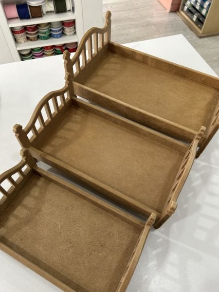Ahşap Oyuncak Bebek Yatağı