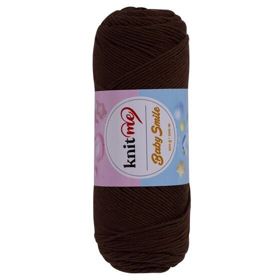 Knit Me Baby Smile Örgü İpi No 072 Kahve