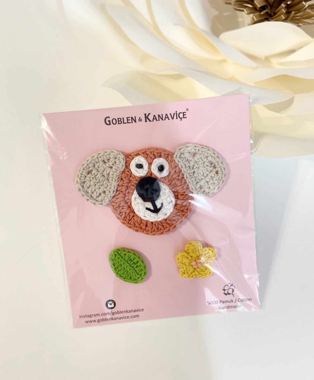 Motif Aplike Köpek