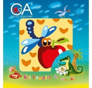 15x15 cm Collection D'art Baskılı Goblen Kiti 1049K