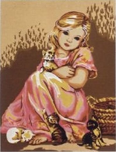 45x60 cm Diamant Baskılı Goblen D479