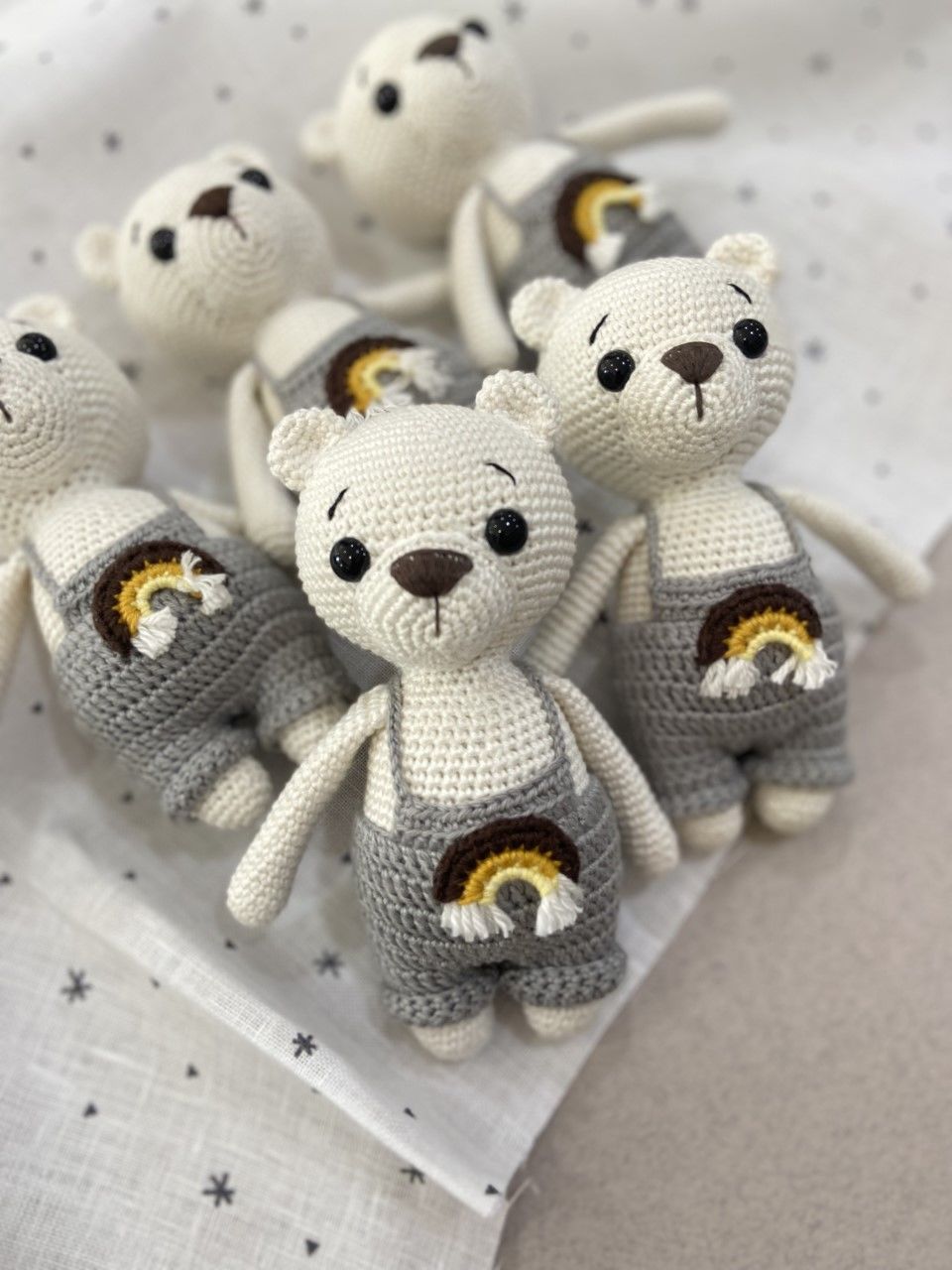 Amigurumi Teddy Gökkuşaklı