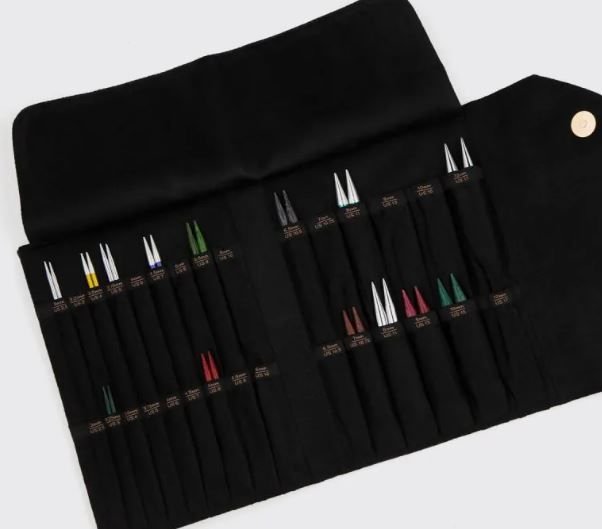 KnitPro Değiştirilebilir Misinalı Şiş Çantası Siyah Renk