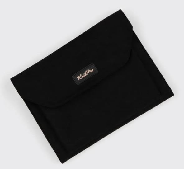 KnitPro Değiştirilebilir Misinalı Şiş Çantası Siyah Renk 12861