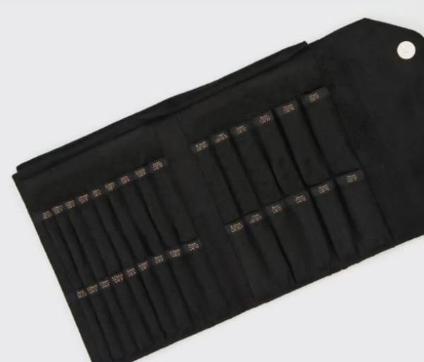 KnitPro Değiştirilebilir Misinalı Şiş Çantası Siyah Renk 12861