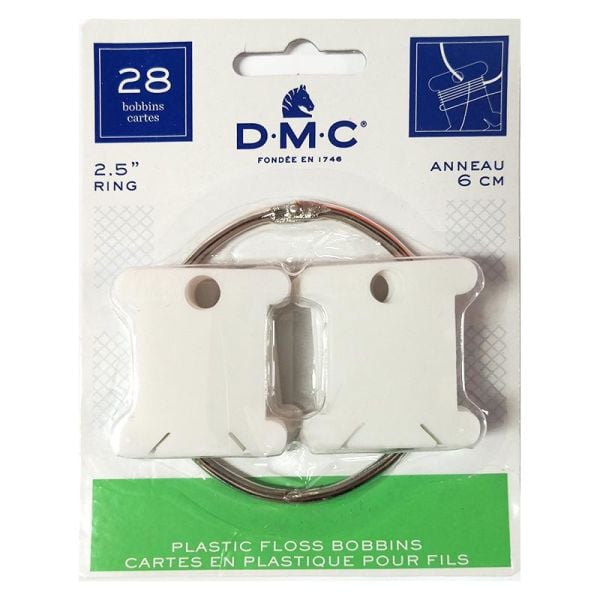 Dmc Plastik İplik Sarma Kartları Demir Halkalı