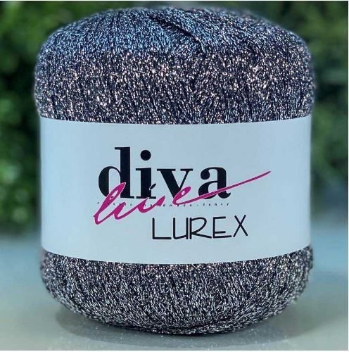 Diva Lurex Simli iplik No 27 Orta Gri
