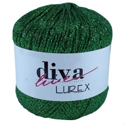 Diva Lurex Simli iplik No 20 Yeşil