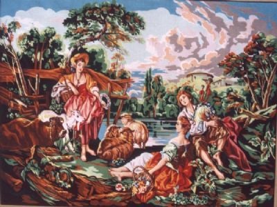 90x130 cm Gobelin Baskılı Goblen 12463