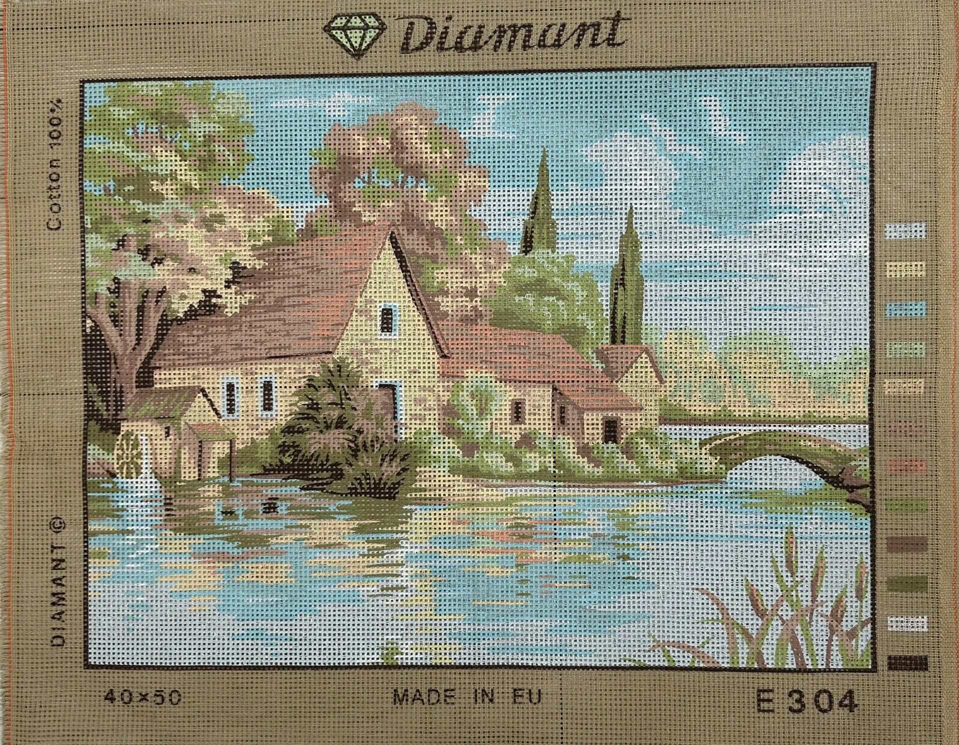 40x50 cm Diamant Baskılı Goblen E304