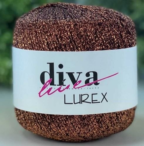 Diva Lurex Simli iplik No 06 Bakır