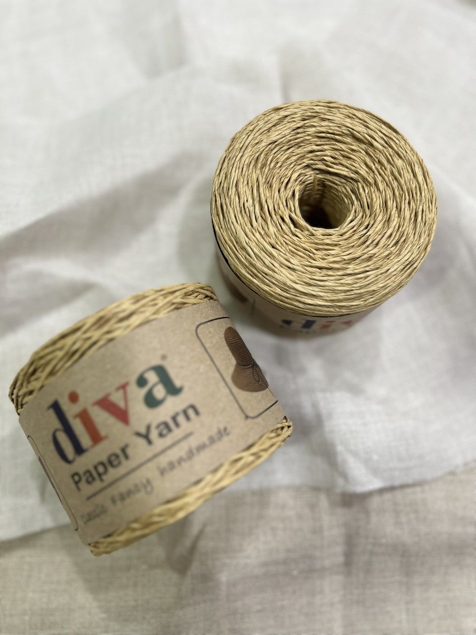 Diva Paper Yarn Kağıt İp Sarımsı Toprak