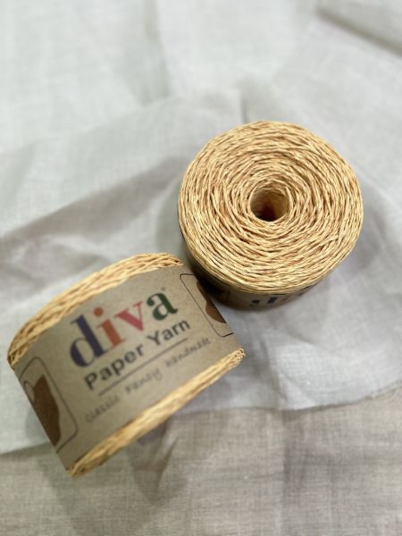 Diva Paper Yarn Kağıt İp Somon