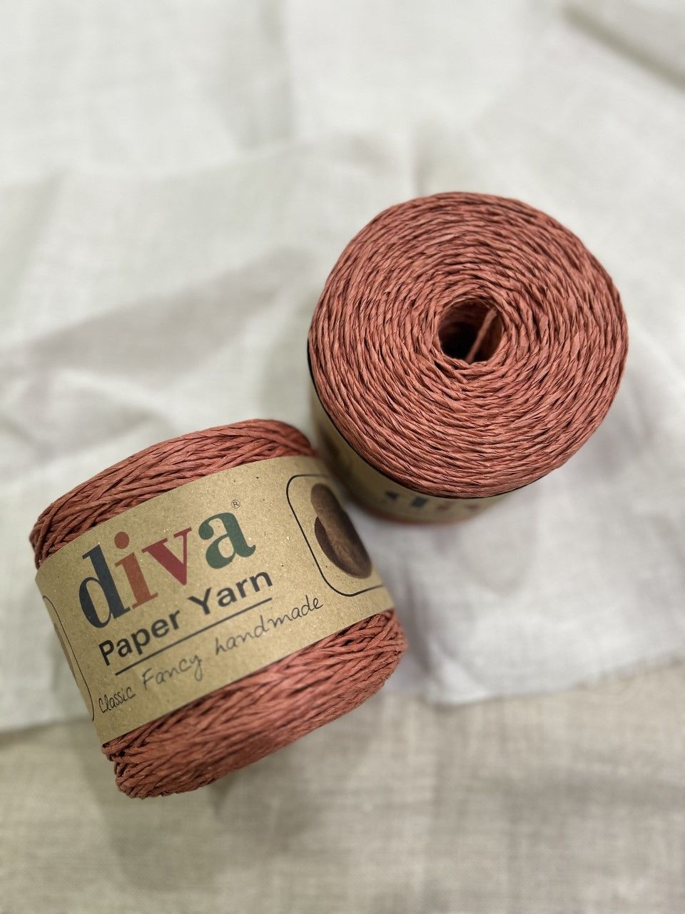 Diva Paper Yarn Kağıt İp Bakır