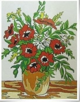 20x25 cm Margot Baskılı Goblen Kiti 766.60154