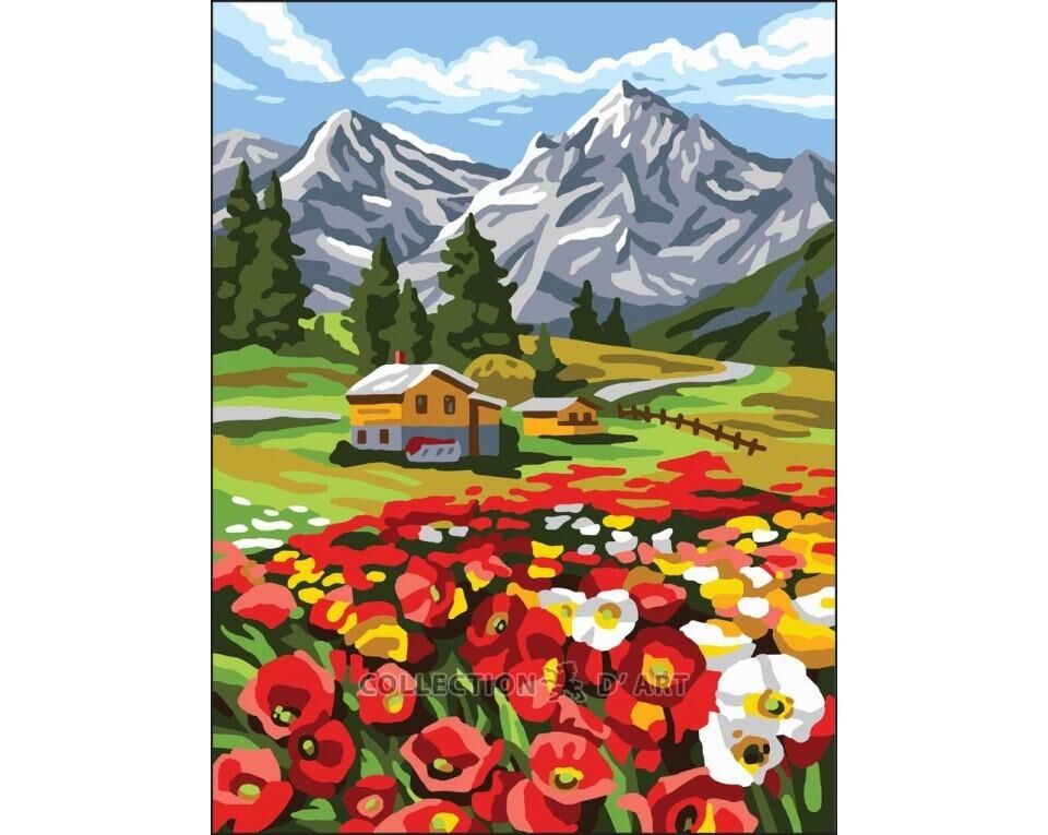 40x50 cm Collection D'art Baskılı Goblen 10501