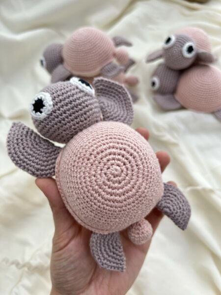 Kaplumbağa Amigurumi Oyuncak