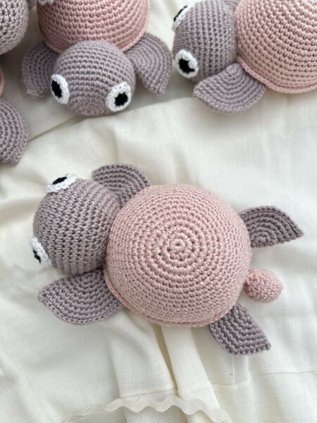 Kaplumbağa Amigurumi Oyuncak