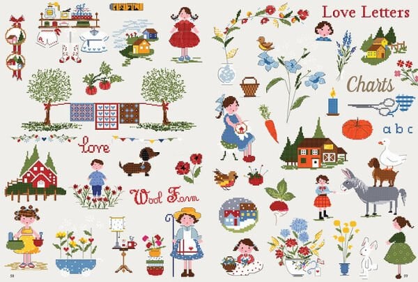 Countryside Cross Stitch Kanaviçe Kitabı