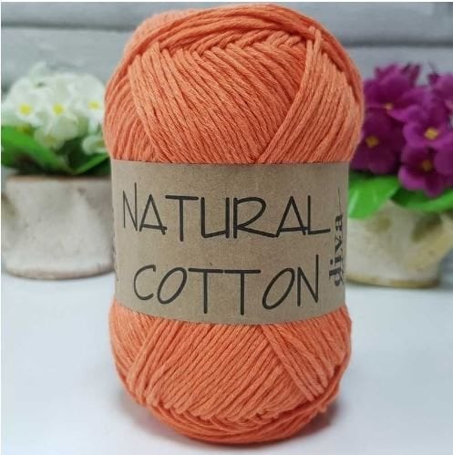 Diva Natural Cotton Pamuk Örgü İpi 979 Portakal