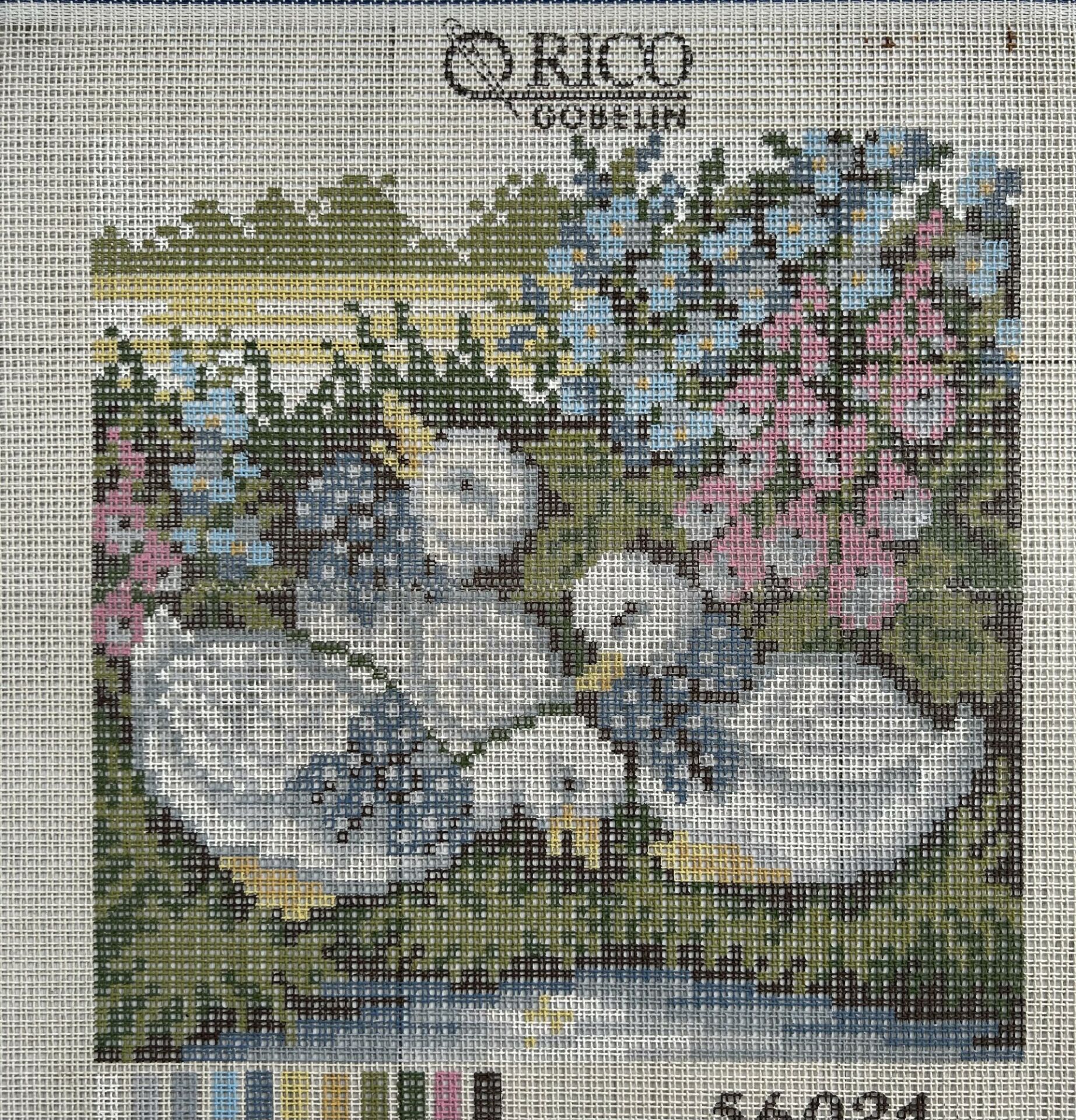 50x50 cm Rico Gobelin İri Delikli Goblen Ördek